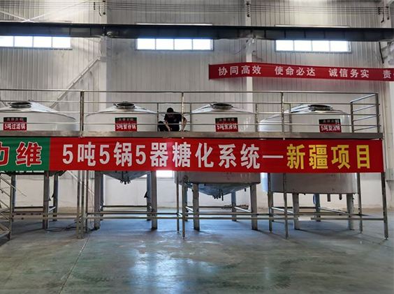 金塔精酿啤酒设备厂—5吨精酿啤酒设备—新疆项目